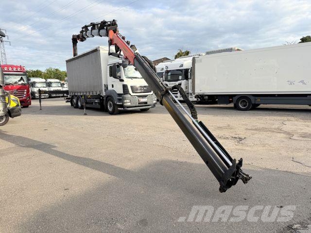 MAN TGS26.440BL/PalfingerPK27002-SH-PJ060A-JIB/28m/ Curtain sider trucks