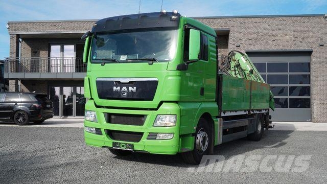 MAN TGX 18.400 BL Kran Pritsche Atlas 190.2E - A2 Pritschenwagen/Pritschenwagen mit Seitenklappe