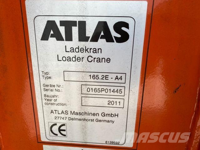 MAN TGX 18.400 Kran Atlas 165.2 E-A4*FUNK*12,30Meter Nyergesvontatók