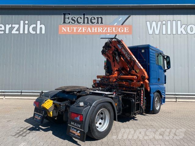 MAN TGX 18.400 Kran Atlas 165.2 E-A4*FUNK*12,30Meter Nyergesvontatók
