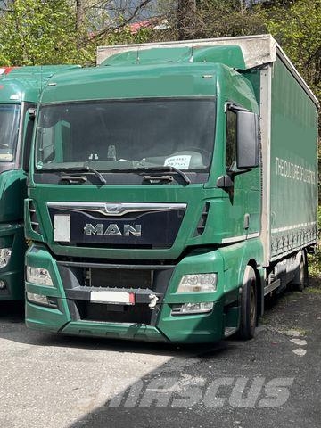 MAN TGX 18.420 4x2 Pritsche+Plane *Motorschaden* Camión con caja abierta