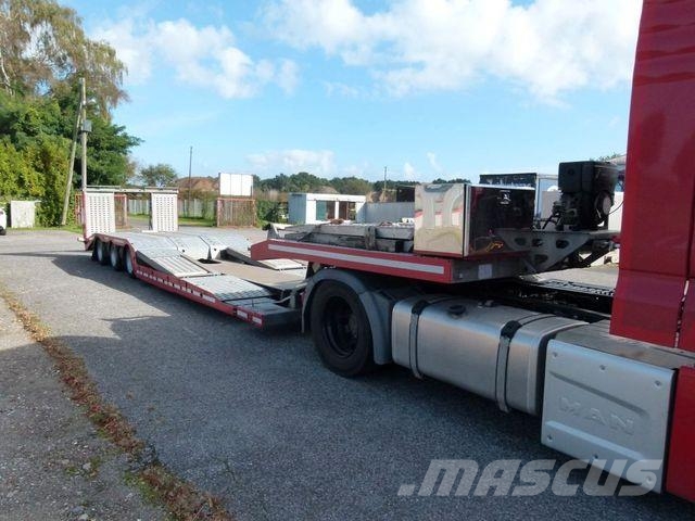 MAN TGX 18.420, LKW-Transportzug 360 mm Höhe, Seilw. Oprijwagen