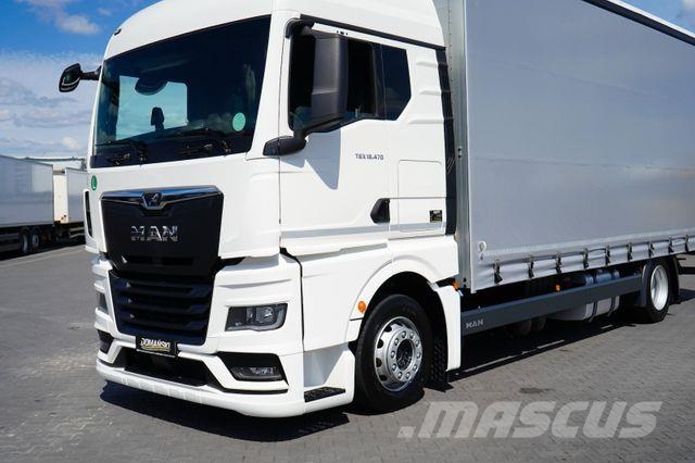 MAN TGX / 18.470 / FIRANKA / E 6 / GM / 19 PALET / R Ciężarówki firanki