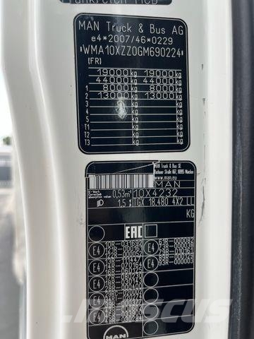 MAN TGX 18.480 4x2 LL Wechselfahrgestell/StandAC/AHK شاحنات بمقصورة وهيكل