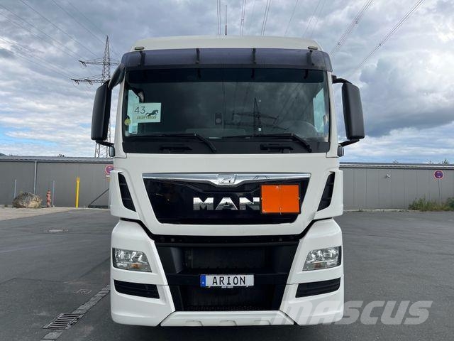 MAN TGX 18.480 4x2 LL Wechselfahrgestell/StandAC/AHK شاحنات بغطاء جانبي