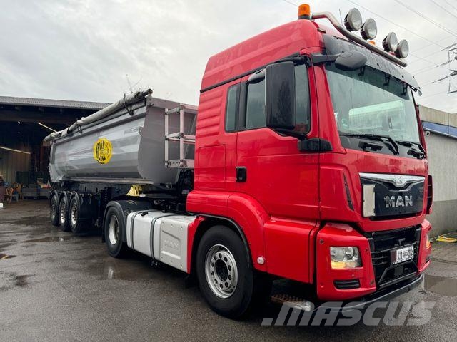 MAN TGX 18.480 BLS Intarder Kipphydraulik LX German 中古トラクターヘッド | トレーラーヘッド