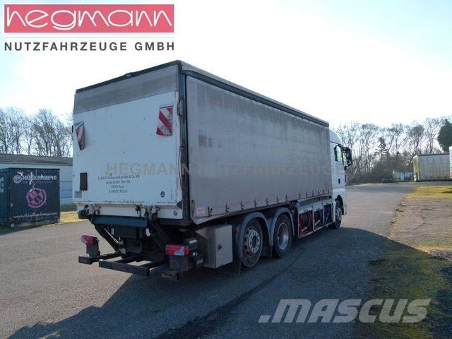 MAN TGX 26.400 6x2-2BL, Ölpumpe 3-fach mit Drucker Camiones de caja de lona