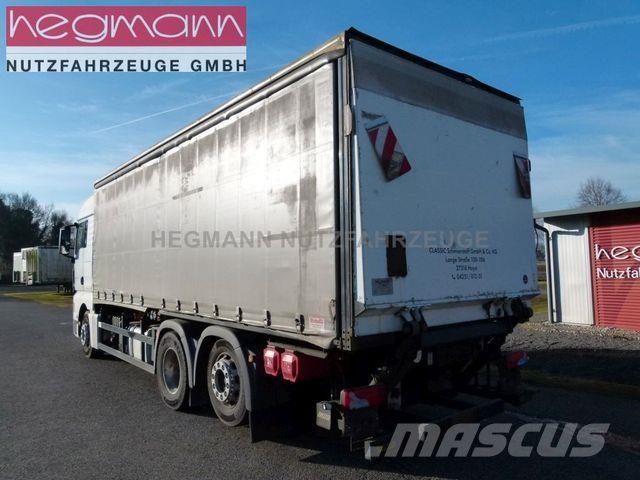 MAN TGX 26.400 6x2-2BL, Ölpumpe 3-fach mit Drucker Camiones de caja de lona