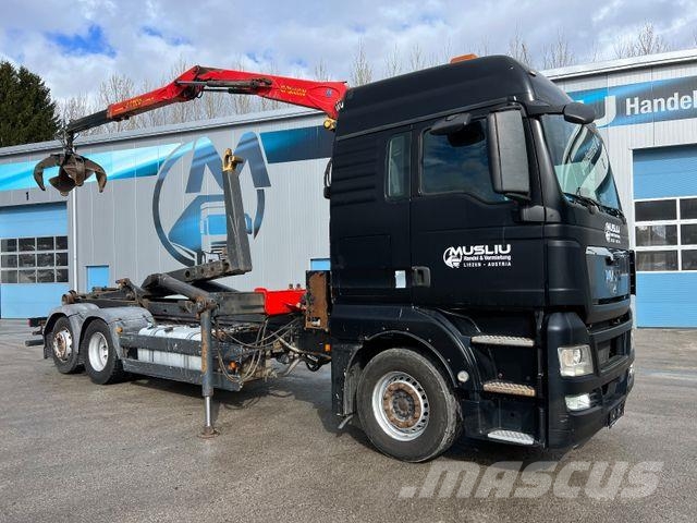 MAN TGX 26.400 6X2 Retarder Kran Epsilom 110Z Камиони с кран с кука