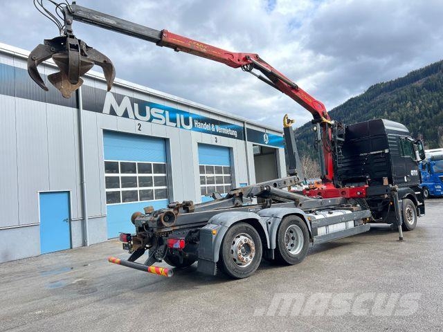 MAN TGX 26.400 6X2 Retarder Kran Epsilom 110Z Камиони с кран с кука