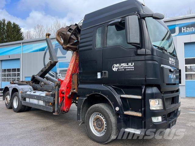 MAN TGX 26.400 6X2 Retarder Kran Epsilom 110Z Камиони с кран с кука