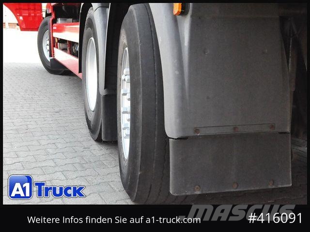 MAN TGX 26.400 LL, Hiab XS 166, Lenk-Liftachse, Flatbed / Dropside trucks