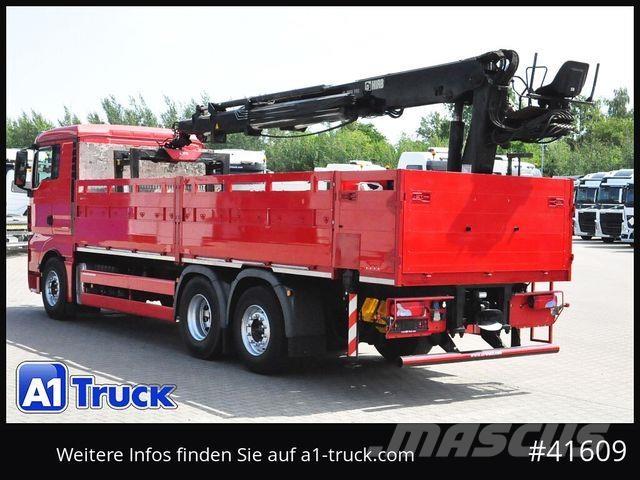 MAN TGX 26.400 LL, Hiab XS 166, Lenk-Liftachse, Crane trucks