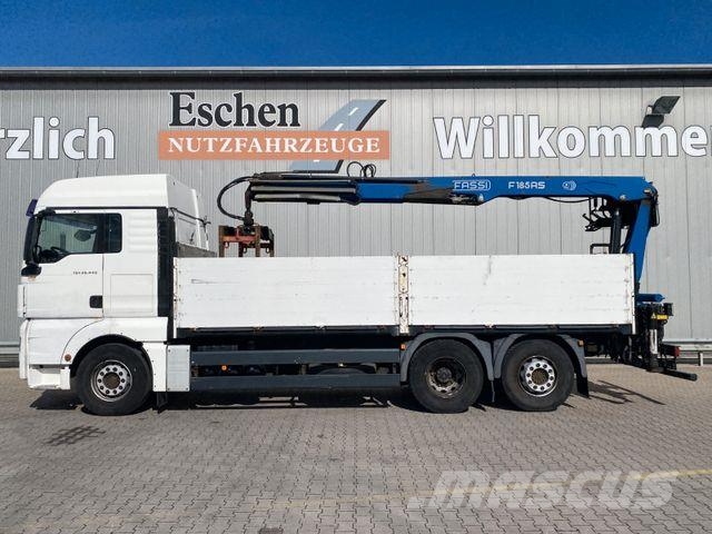 MAN TGX 26.440 6x2|Fassi F185AS22*XLX-Kabine*manuell Lava-kuorma-autot
