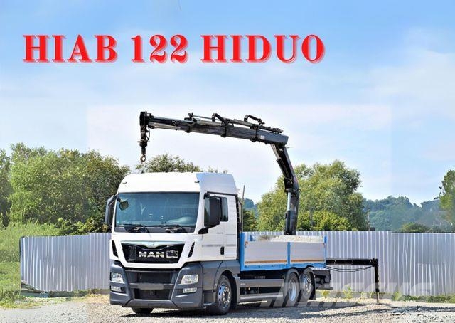 MAN TGX 26.440 Pritsche 6,20 m+HIAB 122 HIDUO/FUNK Автокранове