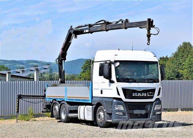 MAN TGX 26.440 Pritsche 6,20 m+HIAB 122 HIDUO/FUNK Автокранове