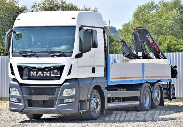 MAN TGX 26.440 Pritsche 6,20 m+HIAB 122 HIDUO/FUNK Автокранове