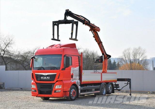 MAN TGX 26.440 Pritsche 6,60 m*TEREX 135.2-A11 Автокранове