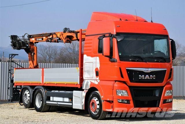 MAN TGX 26.440 Pritsche 6,60 m*TEREX 135.2-A11 Автокранове