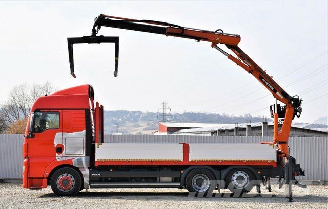 MAN TGX 26.440 Pritsche 6,60 m*TEREX 135.2-A11 Автокранове