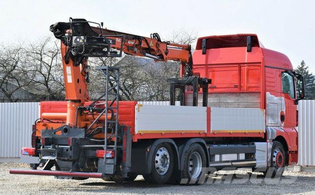 MAN TGX 26.440 Pritsche 6,60 m*TEREX 135.2-A11 Автокранове