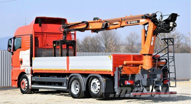 MAN TGX 26.440 Pritsche 6,60 m*TEREX 135.2-A11 Автокранове