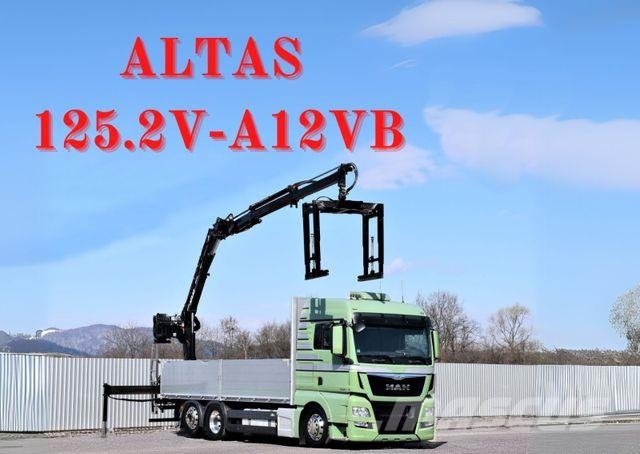 MAN TGX 26.440 Pritsche 6,60 m* ATLAS 125.2V-A12VB Автокранове
