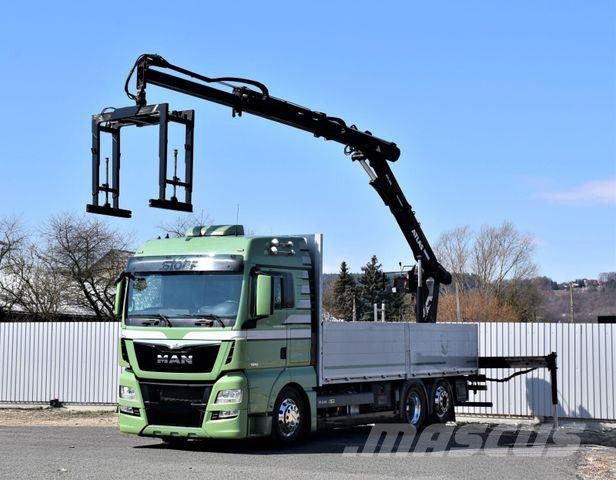 MAN TGX 26.440 Pritsche 6,60 m* ATLAS 125.2V-A12VB Автокранове