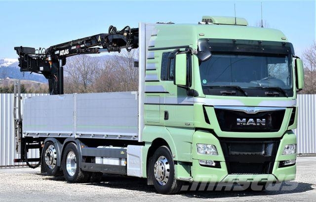 MAN TGX 26.440 Pritsche 6,60 m* ATLAS 125.2V-A12VB Автокранове