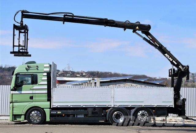 MAN TGX 26.440 Pritsche 6,60 m* ATLAS 125.2V-A12VB Автокранове