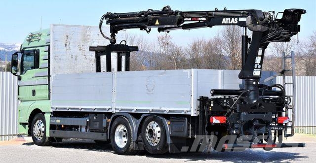 MAN TGX 26.440 Pritsche 6,60 m* ATLAS 125.2V-A12VB Автокранове