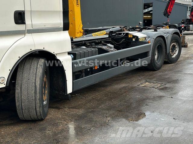 MAN TGX 26.500 6x2 Euro6c Palfinger Abrollkipper Vinçli kamyonlar