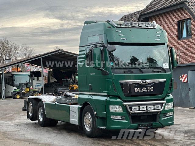 MAN TGX 26.500 6x2 Palfinger Abroller Lift/Lenk Hook lift trucks