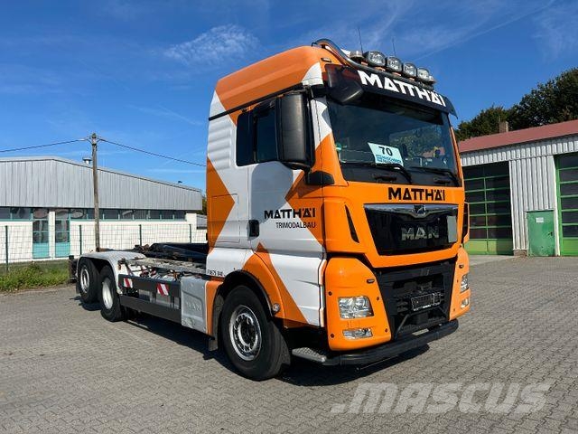 MAN TGX 26.510 BL / 6x2-4 / Meiller RS 21 + Funk Abrollkipper