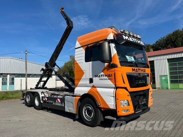 MAN TGX 26.510 BL / 6x2-4 / Meiller RS 21 + Funk Abrollkipper