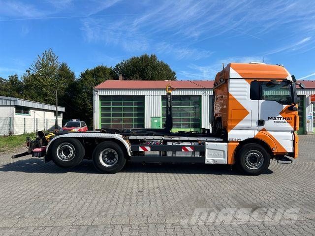 MAN TGX 26.510 BL / 6x2-4 / Meiller RS 21 + Funk Abrollkipper