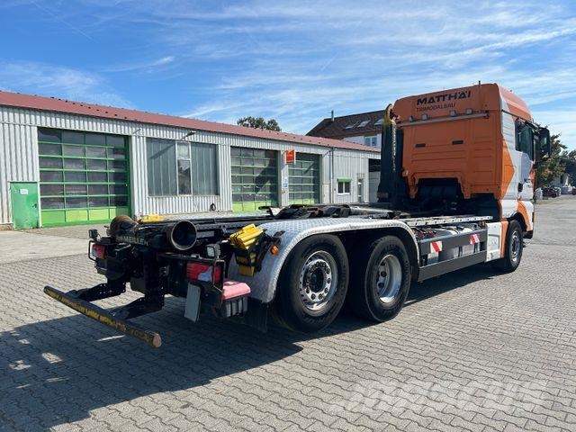 MAN TGX 26.510 BL / 6x2-4 / Meiller RS 21 + Funk Abrollkipper
