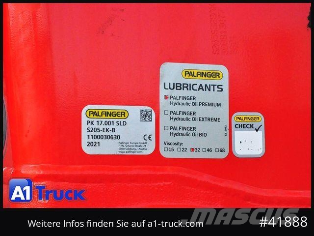 MAN TGX 26.510 LL PK 17.001L Intarder Lenkachse, Crane trucks