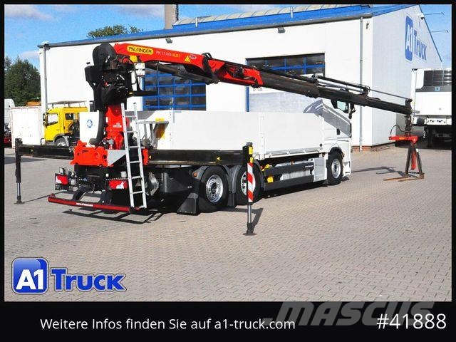 MAN TGX 26.510 LL PK 17.001L Intarder Lenkachse, Crane trucks
