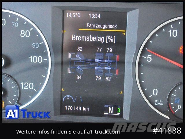 MAN TGX 26.510 LL PK 17.001L Intarder Lenkachse, Crane trucks
