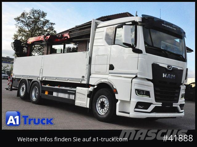 MAN TGX 26.510 LL PK 17.001L Intarder Lenkachse, Crane trucks
