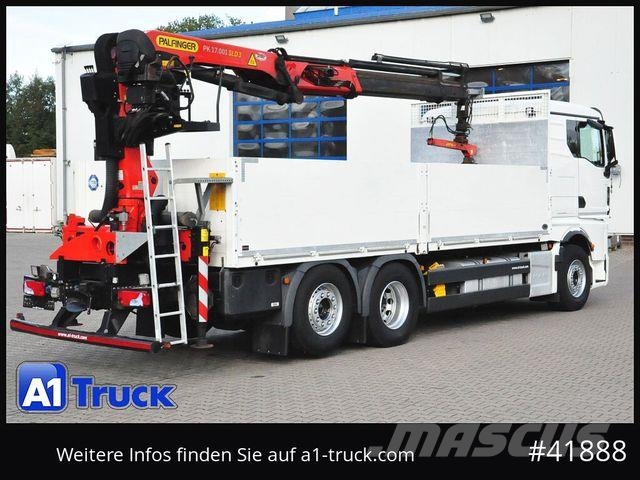 MAN TGX 26.510 LL PK 17.001L Intarder Lenkachse, Crane trucks