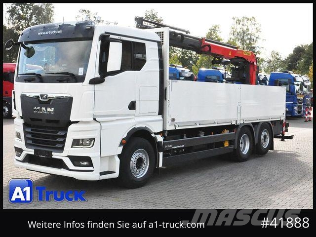 MAN TGX 26.510 LL PK 17.001L Intarder Lenkachse, Crane trucks