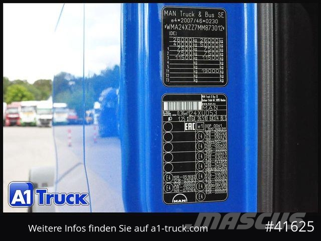 MAN TGX 26.510 XXL , Lift/Lenkache, 50.000kg Zuggewi Vlačilci