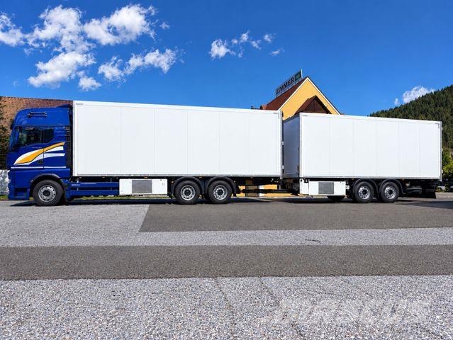 MAN TGX 26.580 6X2 KÜHLKOFFER + SCHMITZ ANHÄNGER Kühlkoffer