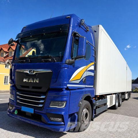 MAN TGX 26.580 6X2 KÜHLKOFFER + SCHMITZ ANHÄNGER Kühlkoffer