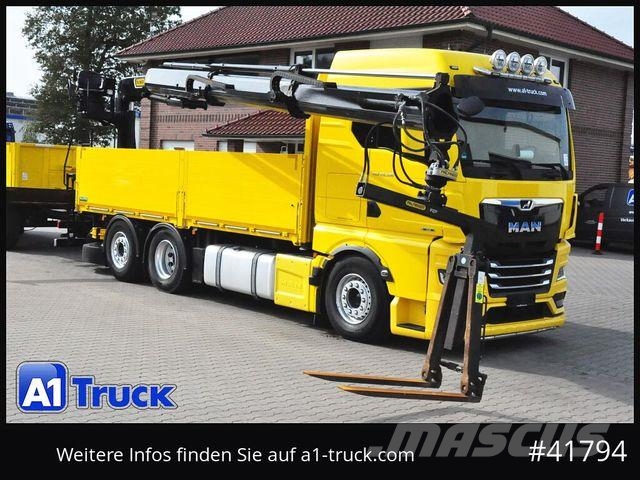 MAN TGX 26.580 LL GM, D38 PK 20.501L Lenkachse, Tovornjaki z žerjavom