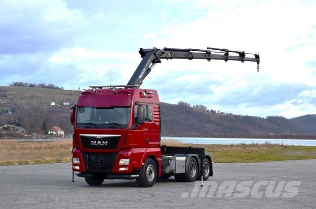MAN TGX 28.480 Sattelzugmaschine + HMF 2120 K5/FUNK Ťahače