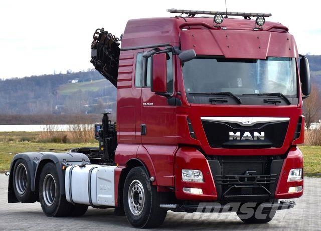 MAN TGX 28.480 Sattelzugmaschine + HMF 2120 K5/FUNK Ťahače