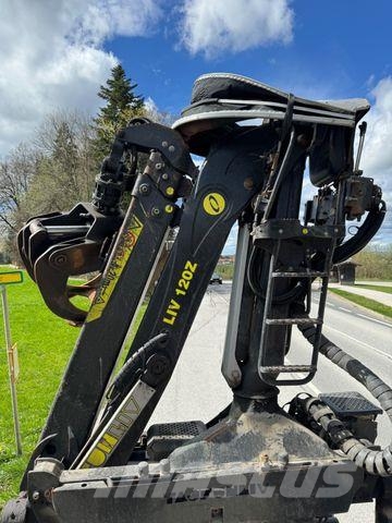 MAN TGX 33.500 4X6 HOLZ KRAN ANHÄNGER Hout-Bakwagens